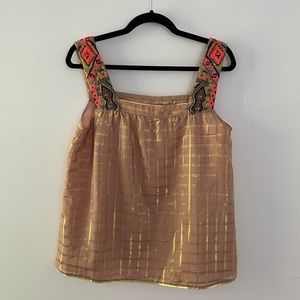 Anthropologie Beaded Party Top [M]
